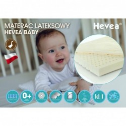 Materac lateksowy Hevea Baby