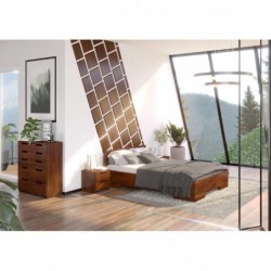 Łóżko drewniane sosnowe ze skrzynią Skandica Spectrum Maxi & Long ST