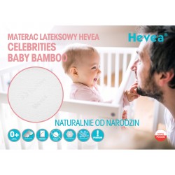 Materac lateksowy Hevea Celebrities Baby